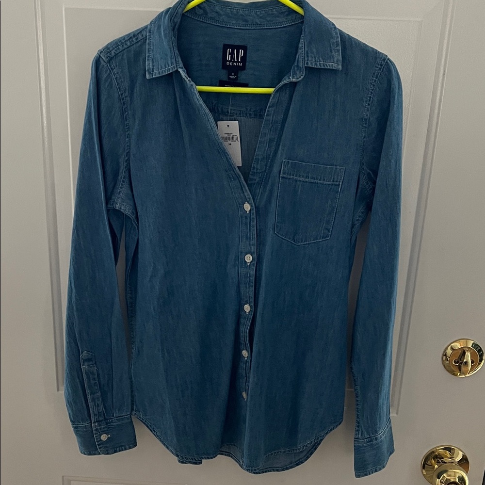 GAP Classic Blue Denim Shirt
